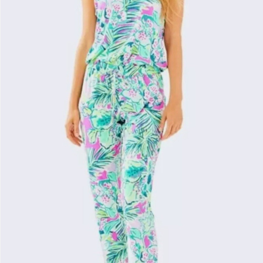 Lilly Pulitzer Paulina Jumpsuit Early Bloomer